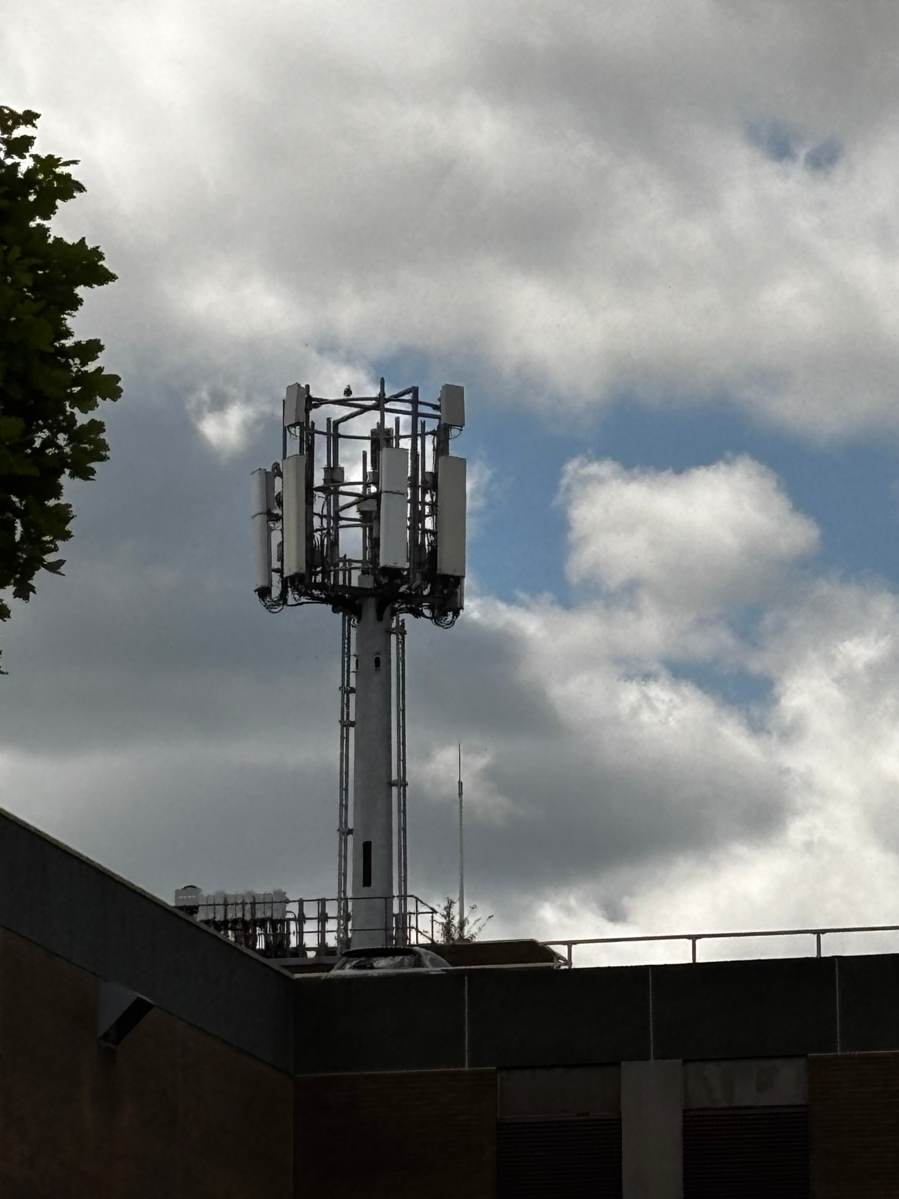 Mobile network infrastructure in Wolverhampton.